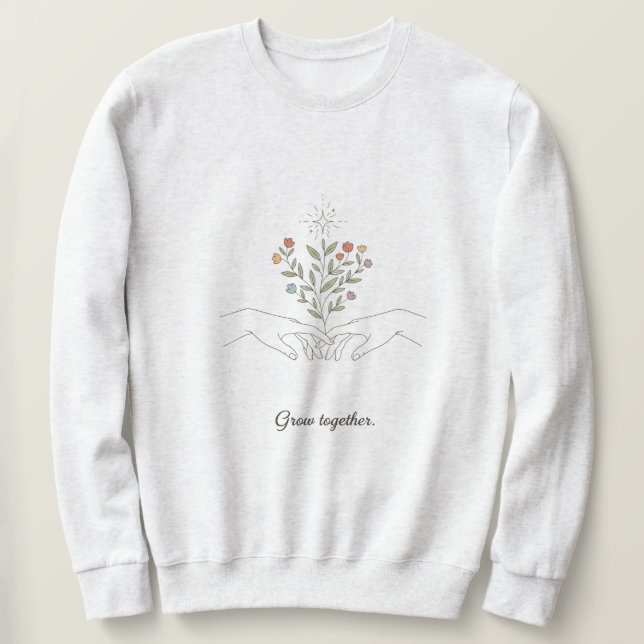 Sweatshirt mit Wachstumsmentalität  (Design vorne)