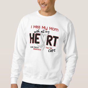 Sweatshirt Mlle My Mom du cancer de poumon I