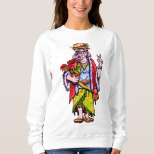 Sweatshirt Mme Hippie Père Noël