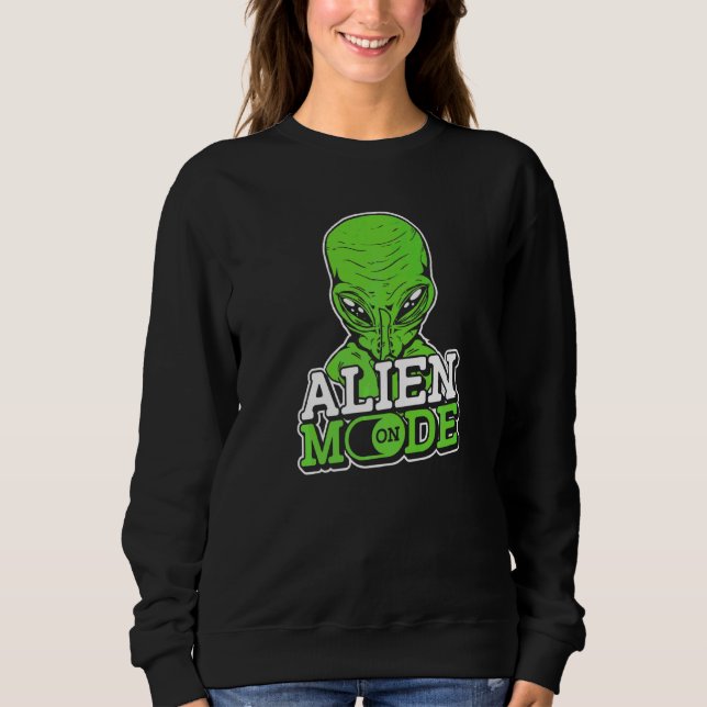 Sweatshirt Mode Alien Sur Les Navires Extraterrestres Et Ufo  (Devant)