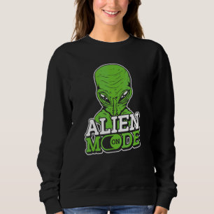 Sweatshirt Mode Alien Sur Les Navires Extraterrestres Et Ufo 