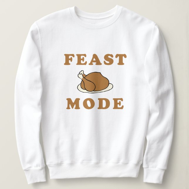 Sweatshirt Mode Fête Thanksgiving Dinner Party Sweetshirt (Design devant)