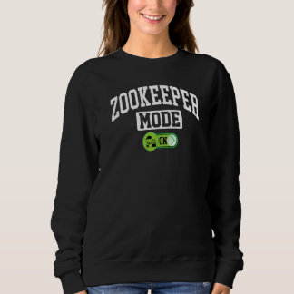 Sweatshirt Mode Gardien De Zoo Activé   Gardien D'animaux Zoo