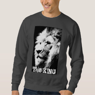 Sweatshirt Modèle de tête de lion Le Roi Moderne Pop Art Homm