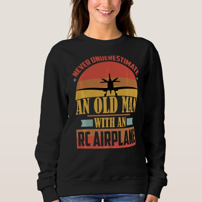 Sweatshirt Modèle pilote d'essai Rc Avion Modèle pilote (Devant)