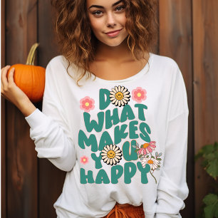 Sweatshirt Moderne hiver fleuri rétro tournesol super femmes