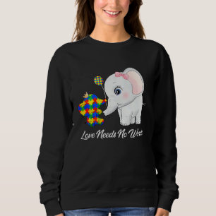 Sweatshirt Mois de la sensibilisation à l'autisme Maman Papa