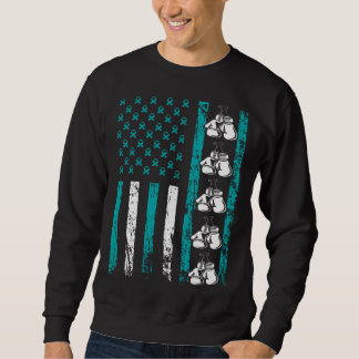 Sweatshirt Mois de la sensibilisation au stress du drapeau de