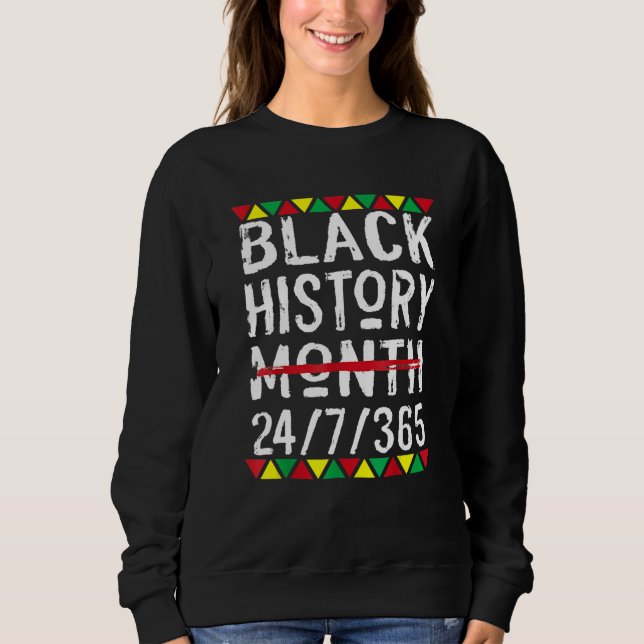 Sweatshirt Mois de l'histoire des Noirs 2023 Black Pride Mela (Devant)