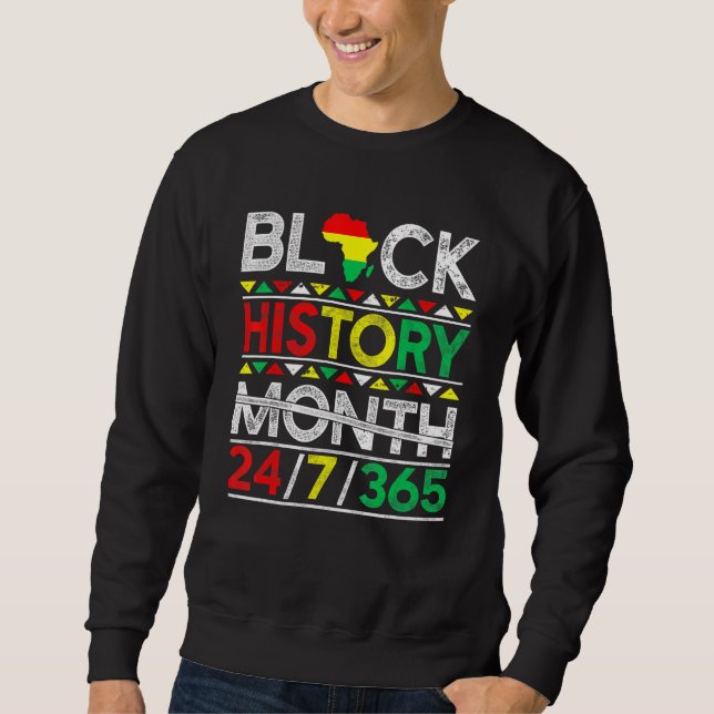 Sweatshirt Mois de l'histoire des Noirs 247365 Melanin Africa (Devant)