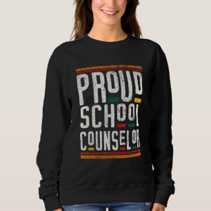 Sweatshirt Mois de l'histoire des Noirs Fierté africaine Fan