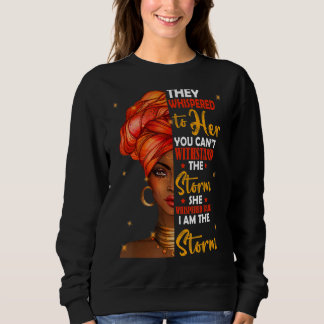 Sweatshirt Mois De L'Histoire Noire Africaine Femme Afro Je S