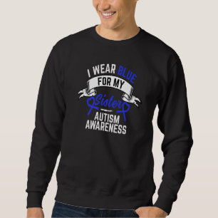Sweatshirt Mois De sensibilisation sur l'autisme Je Porte Du 