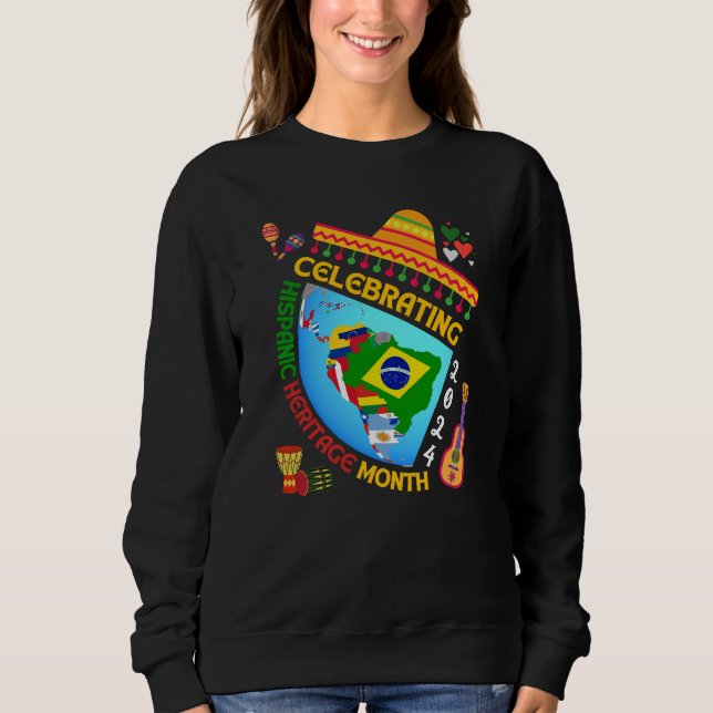 SWEATSHIRT MOIS DU PATRIMOINE HISPANIQUE 2024 (Devant)