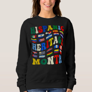 Sweatshirt Mois du patrimoine hispanique Pays latino