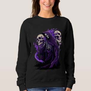 Sweatshirt Moissonneur de mort moderne Occulte Gothique Mort