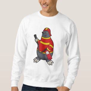 Sweatshirt Mole en pompier avec extincteur