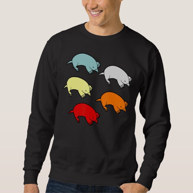 Sweatshirt Mole Rat Rodent (Devant)