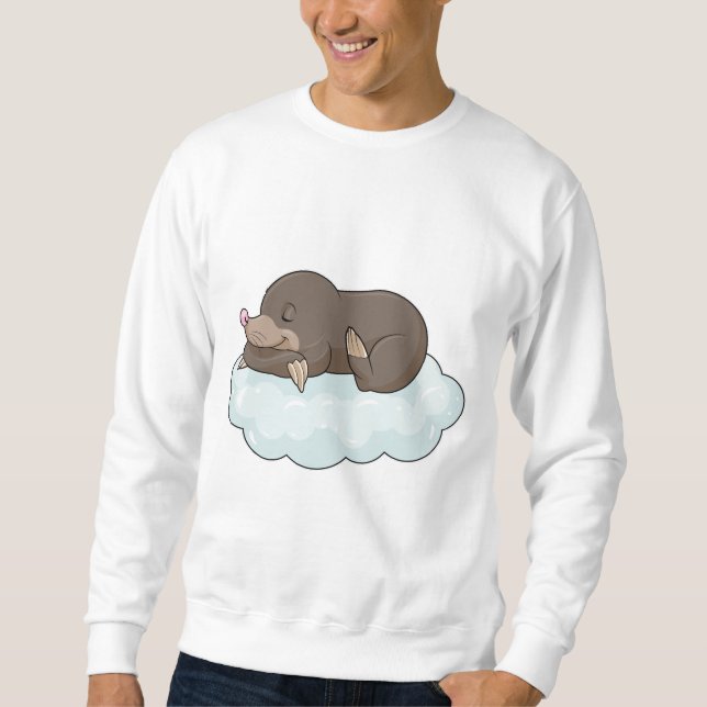 Sweatshirt Mole sur nuages (Devant)
