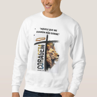 Sweatshirt Moletom "Aquele que me guarda não dorme"