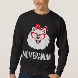 Sweatshirt Momeranian Funny Pomeranian Maman mignonne Pet Pom