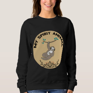 Sweatshirt Mon Animal D'Esprit Est Sloth