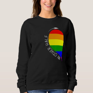 Sweatshirt Mon autre demi-gai Cool de la Fierté arc-en-ciel
