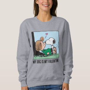 Sweatshirt Mon chien est mon Valentin   Peppermint Patty & Sn