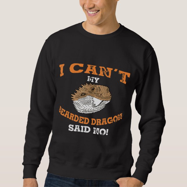 Sweatshirt Mon Dragon Lourd A Dit Non (Devant)