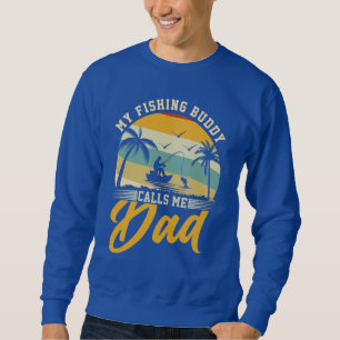 Sweatshirt Mon Époux De Pêche M'Appelle Papa