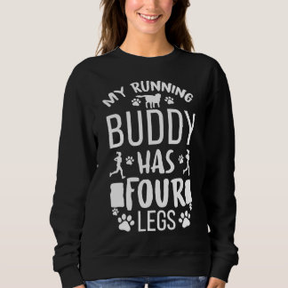 Sweatshirt Mon Époux En Course A Quatre Jambes Exercice Chien