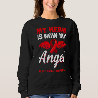 Sweatshirt Mon Héros Est Maintenant Mon Ange Sensibilisation