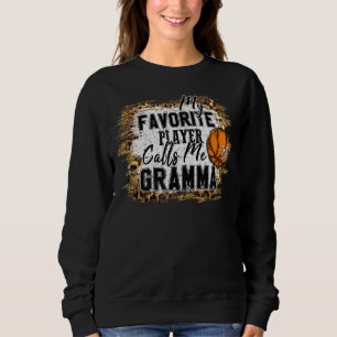 Sweatshirt Mon Joueur Favori M'Appelle Moth Gramma Basketball