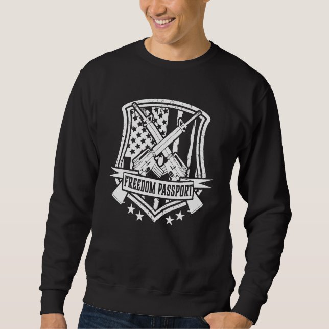 Sweatshirt Mon passeport Liberté Médicale Liberté Pro Choice (Devant)