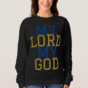 Sweatshirt Mon Seigneur Mon Dieu Biblique Femmes
