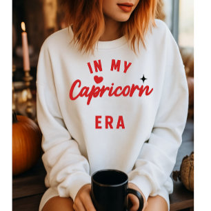Sweatshirt mon sweat-shirt de l'ère Capricorne, anniversaire 