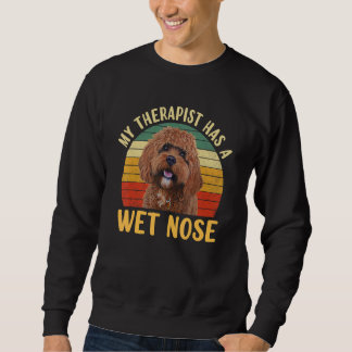 Sweatshirt Mon thérapeute a un animal de compagnie de chien d