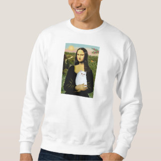 Sweatshirt MonaLisa - chaton Persan blanc #49