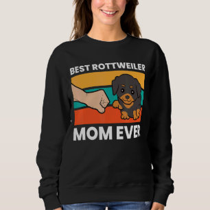 Sweatshirt Monde meilleur Rottie Maman meilleur Rottweiler Ma