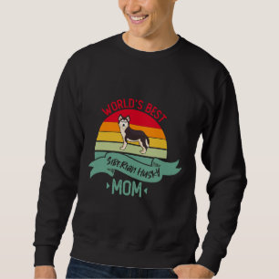 Sweatshirt Monde meilleure Sibérie Husky Maman