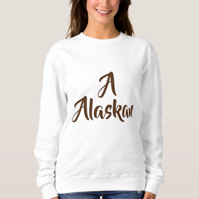 Sweatshirt Monogramme de l'Alaska  (Devant)