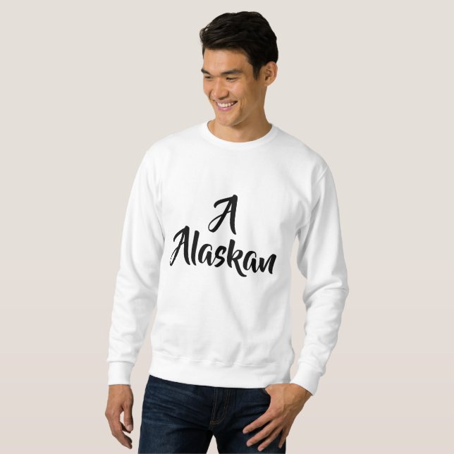 Sweatshirt Monogramme de l'Alaska (Devant entier)