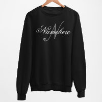 Monogramme de nom noir et blanc personnalisé uniqu