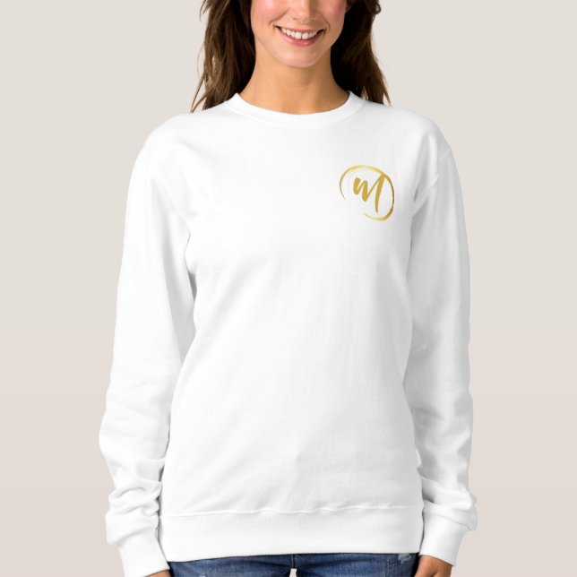 Sweatshirt Monogramme or (Devant)