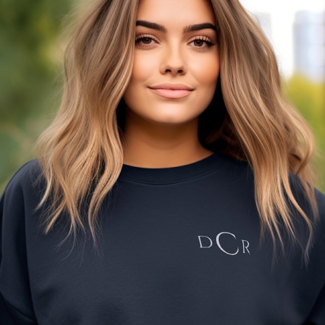 Sweatshirt Monogramme personnalisé (Personalized Monogrammed Sweatshirt)