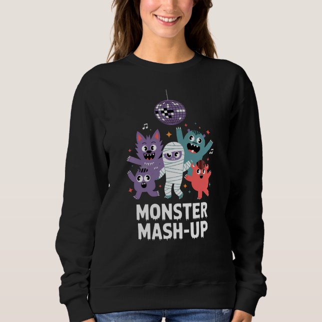 Sweatshirt monstre masqué (Devant)
