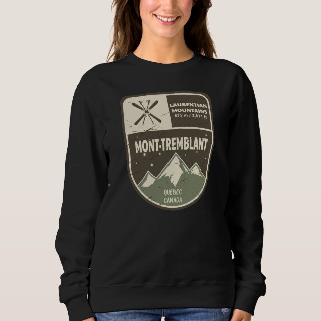 Sweatshirt Mont-Tremblant Montagnes Laurentiennes Canada  (Devant)