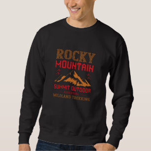 Sweatshirt Montagnes - Rocky Mountain Outdoor Adventure