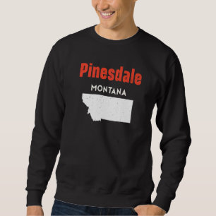 Sweatshirt Montana États-Unis État Amérique Voyage Montanan P