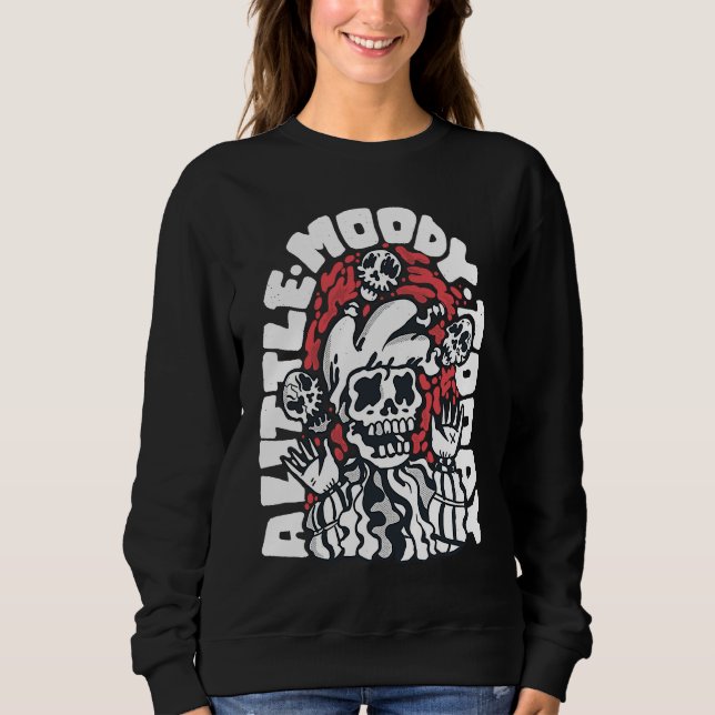 Sweatshirt Moody Skeleton (Devant)
